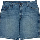 Wrangler Carpenter Shorts - 36W 10L Blue Cotton
