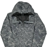 The North Face Camo Jacket - Small Gray Polyester