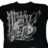Gone Country Unbranded Single Stitch T-Shirt - XL Black Cotton