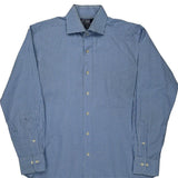 Polo By Ralph Lauren Checked Shirt - Medium Blue Cotton