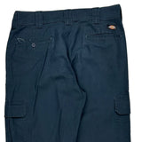 Dickies Cargo Trousers - 35W 30L Navy Cotton