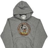 Mickey Mouse Disney Cartoon Hoodie - Medium Grey Cotton Blend