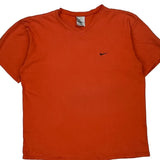 Vintage Made In USa Nike T-Shirt - Large Orange Cotton