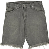 Dickies Denim Shorts - 36W 10L Grey Cotton