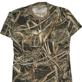 Hanes Camo T-Shirt - Medium Khaki Cotton