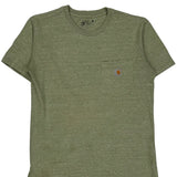 Carhartt T-Shirt - Medium Green Cotton Blend
