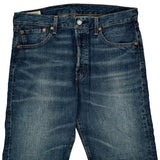 501 Levis Denim Shorts - 34W 11L Blue Cotton