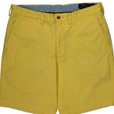 Polo By Ralph Lauren Chino Shorts - 32W 8L Yellow Cotton