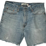 Levis Slim Fit Denim Shorts - 36W 9L Light Wash Cotton