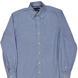 Tommy Hilfiger Checked Shirt - Medium Blue Cotton