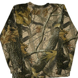 Age 10-12 Outfitters Ridge Camo Long Sleeve T-Shirt - Medium Camo Cotton