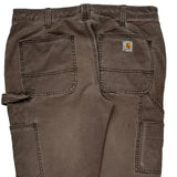 Carhartt Double Knee Carpenter Pants - 31W 31L Brown Cotton Blend