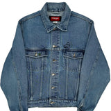 Wrangler Denim Jacket - Small Blue Denim