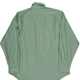 Lofting Polo By Ralph Lauren Striped Shirt - XL Green Cotton