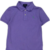 Age 7 Polo By Ralph Lauren Polo Shirt - Small Purple Cotton