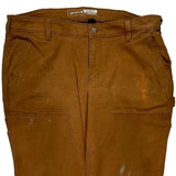 Carhartt Double Knee Carpenter Trousers - 38W UK 20 Brown Cotton