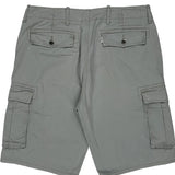 Levis Cargo Shorts - 34W 10L Grey Cotton