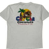 Cha Cha Coconuts Anvil Graphic T-Shirt - XL White Cotton