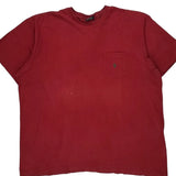 Polo By Ralph Lauren T-Shirt - 2XL Red Cotton