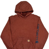 Vintage Carhartt Hoodie - XL Red Cotton