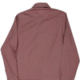 Tommy Hilfiger Checked Shirt - Medium Red Cotton