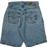 Levis Denim Shorts - 30W 9L Light Wash Denim