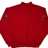 Walt Disney World 25 Years Mickey Inc Graphic Long Sleeve T-Shirt - Medium Red Cotton