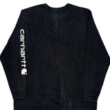 Carhartt Long Sleeve T-Shirt - XL Black Cotton