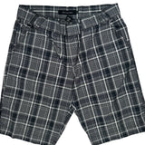 Calvin Klein Jeans Checked Shorts - 32W 10L Gray Cotton