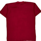 Champ Single Stitch T-Shirt - XL Red Cotton