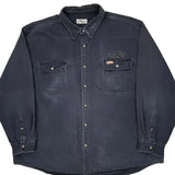 City Of Ashland Water Quality Carhartt Denim Shirt - 3XL Blue Cotton