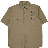 Manitoba Association Of Government Engineers Carhartt Short Sleeve Shirt - Medium Khaki Cotton