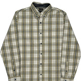 Lee Checked Shirt - Large Beige Cotton