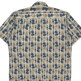 Campia Hawaiian Shirt - Large Beige Cotton