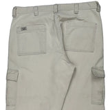 Wrangler Cargo Trousers - 36W 30L Beige Cotton