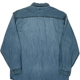 Levis Denim Shirt - Large Blue Cotton