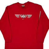 Ohio State Nike Graphic Long Sleeve T-Shirt - 2XL Red Cotton