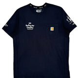 Swing For Charity Carhartt Graphic T-Shirt - Large Navy Cotton
