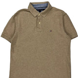 Tommy Hilfiger Polo Shirt - Medium Beige Cotton