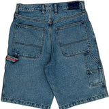 Union Bay Carpenter Shorts - 32W 10L Blue Cotton
