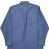Stretch Non Iron Ralph Lauren Slim Fit Shirt - XL Blue Cotton