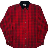 Wrangler Checked Shirt - XL Black Cotton