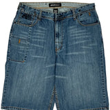 Hip Hop Ecko Unltd Denim Shorts - 36W 13L Blue Cotton