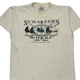 Oneita Single Stitch T-Shirt - Large Multicoloured Cotton