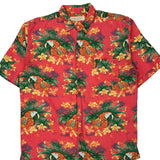 Island Republic Floral Hawaiian Shirt - Large Multicoloured Cotton Blend