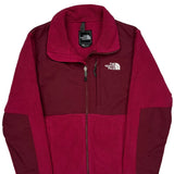 The North Face Fleece Jacket - Small Red Polyester