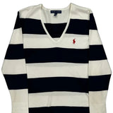 Ralph Lauren Striped Jumper - Small Block Colour Cotton