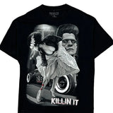 Killin It Fresh Cut Graphic T-Shirt - XL Black Cotton