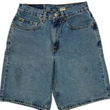Levis Denim Shorts - 28W 10L Blue Cotton