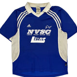 North Valley Soccer Club Adidas Football Jersey - Large Blue Polyester